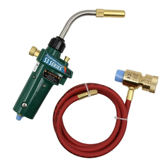 PROFESSIONAL BRAZING AND SOLDERING BLOW TORCH MAPP OR PROPANE GAS GJ8000 